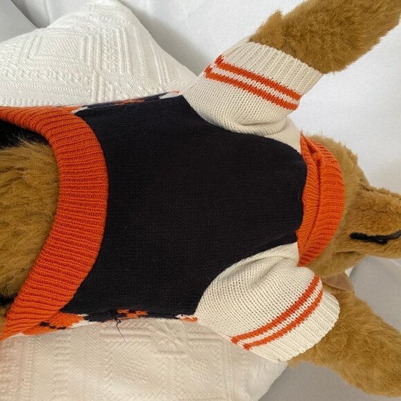 Pet Dog Cat Argyle Knitted Winter Sweater - Picture 4 of 12